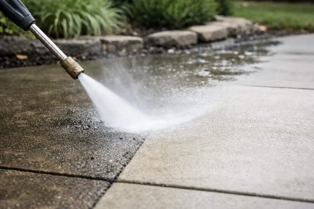 Does Pressure Washing Damage Concrete? The Facts