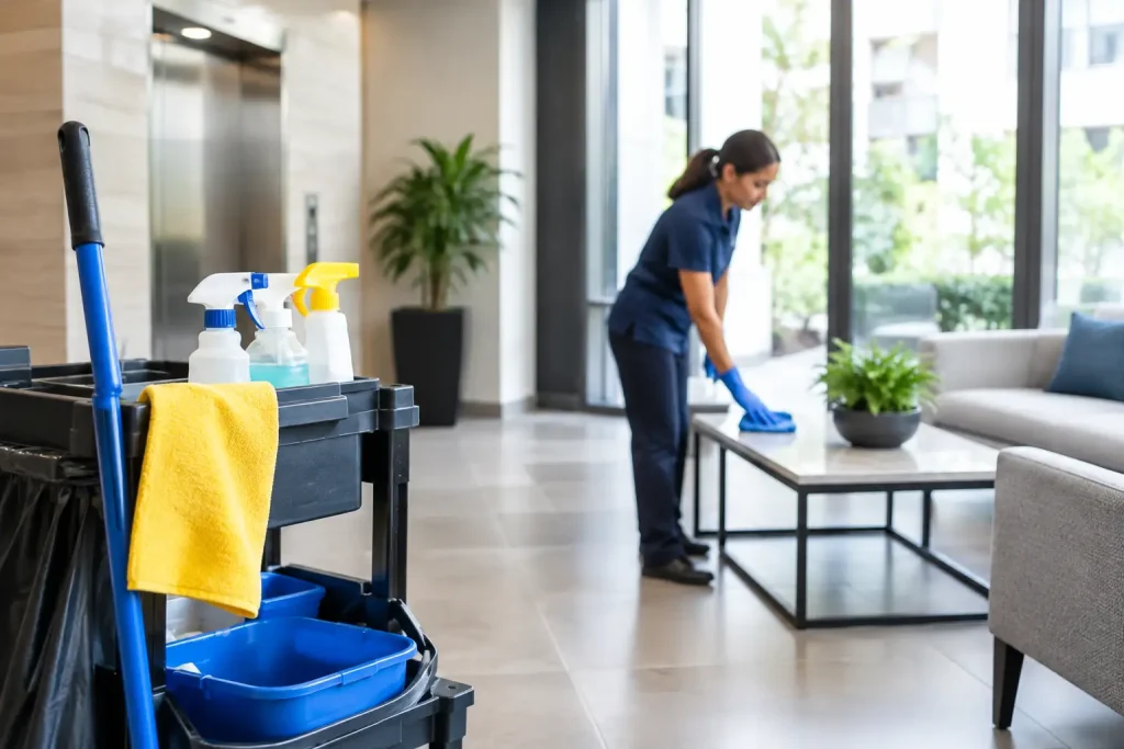 Condominium Cleaning Checklist for Cleaner Common Areas