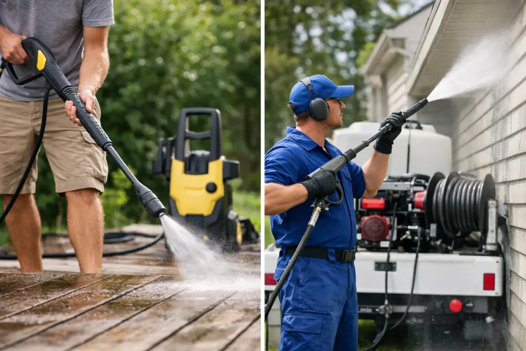 DIY Versus Professional Power Washing: Which Fits?