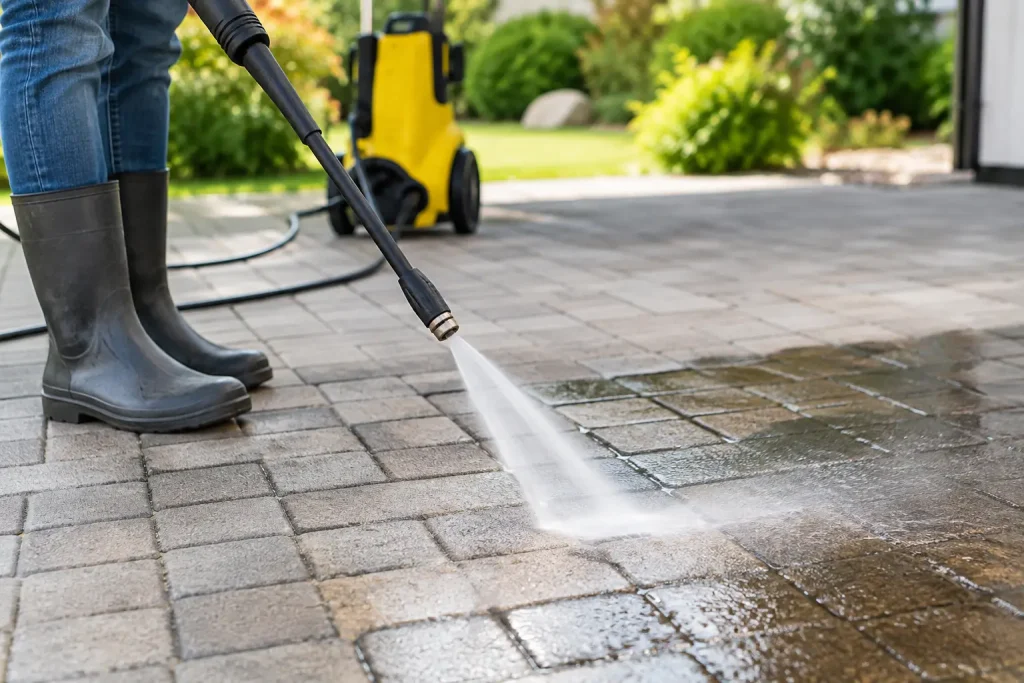 How to Clean Pavers Safely Without Causing Damage