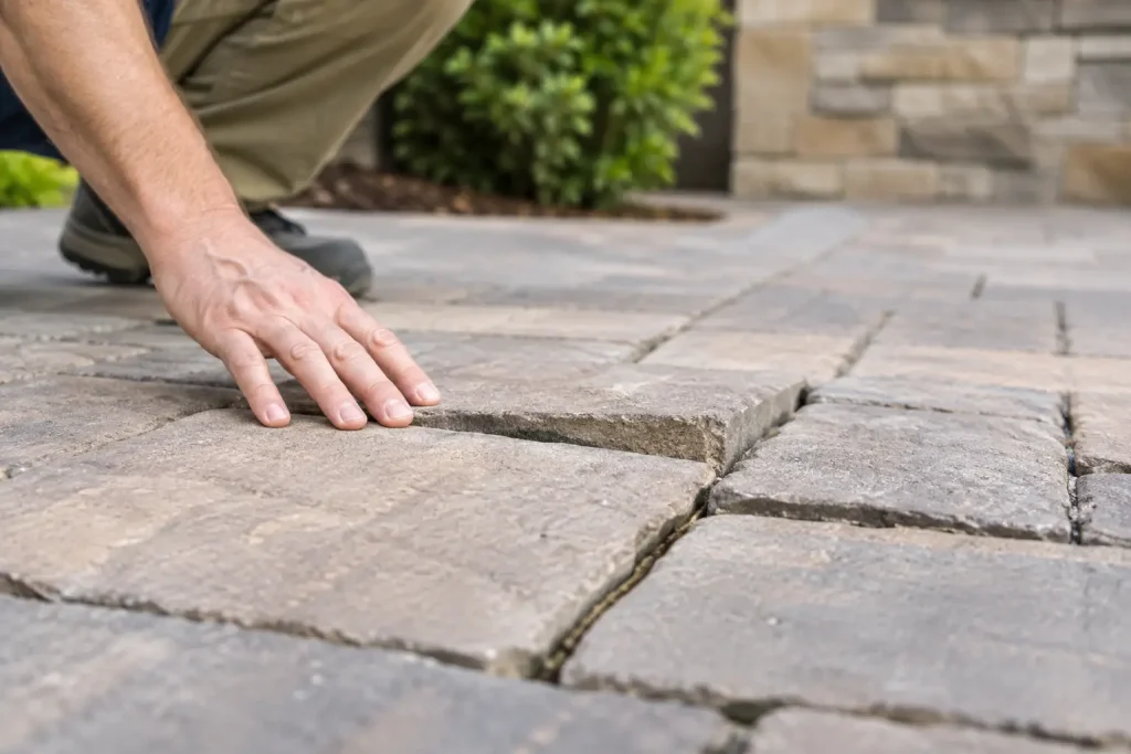 Five Signs Pavers Need Leveling Before They Crack