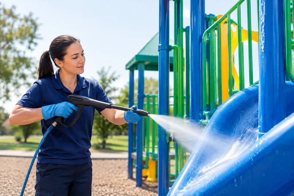 Playground Equipment Cleaning That Protects Kids